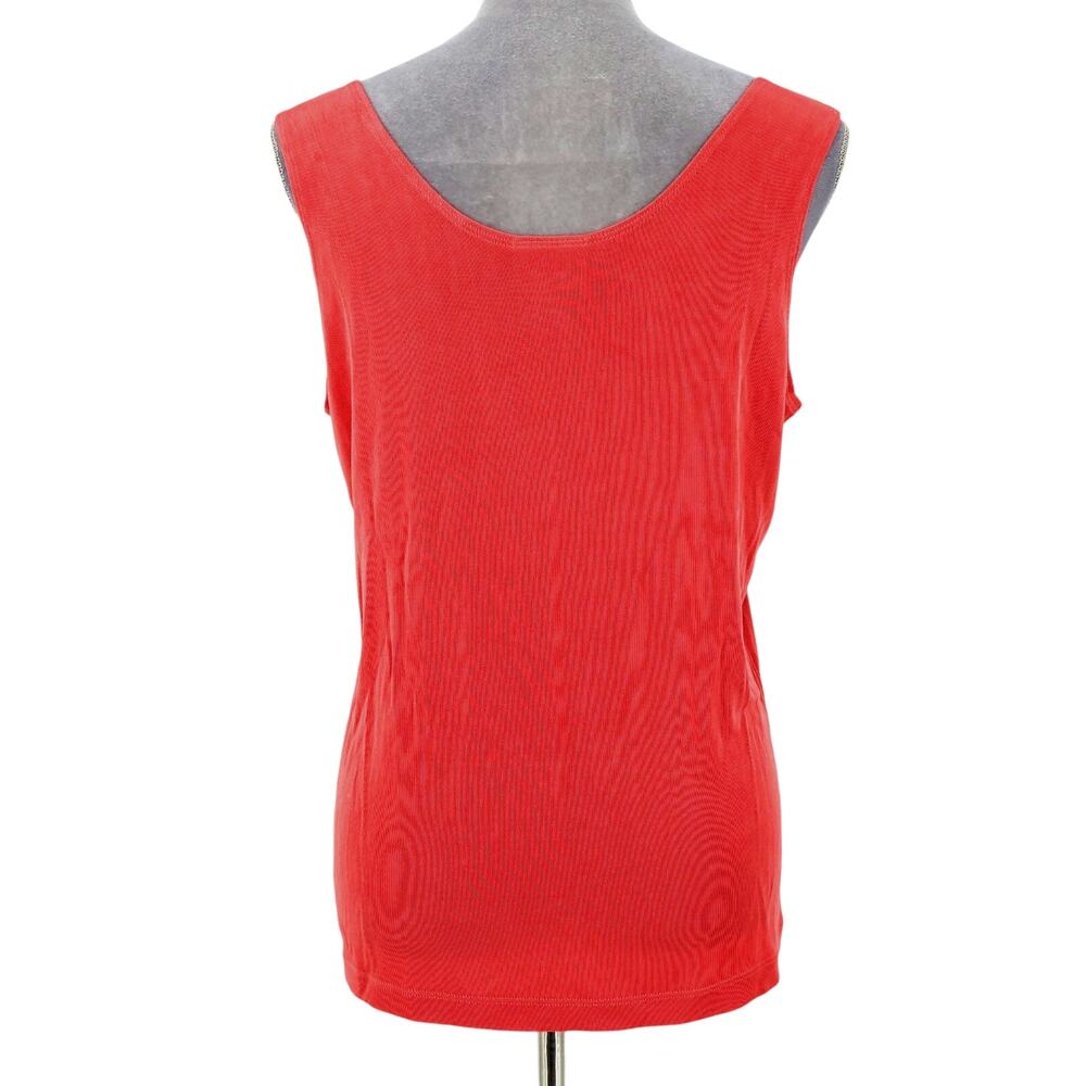 Chicos Travelers 3 Sweater Set Womens XL 16 Pale Orange Cardigan n Tank 2 Piece - Picture 7 of 16